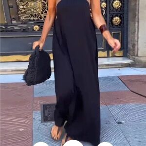 Nicole by Nicole Miller Black Maxi Dress